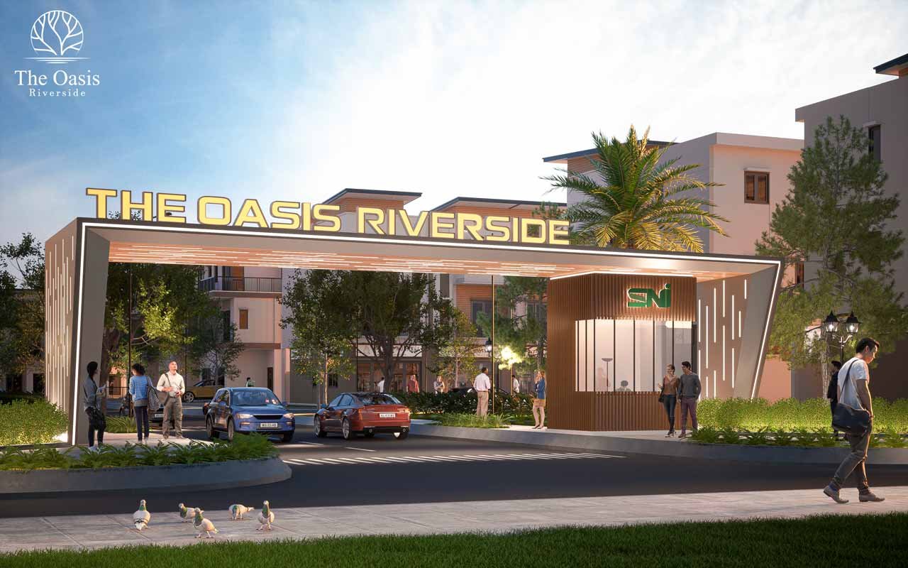 Cổng chào The Oasis Riverside Bình Dương